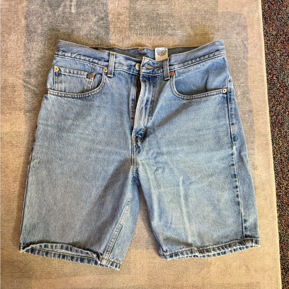 Men's Blue Denim Levi Shorts